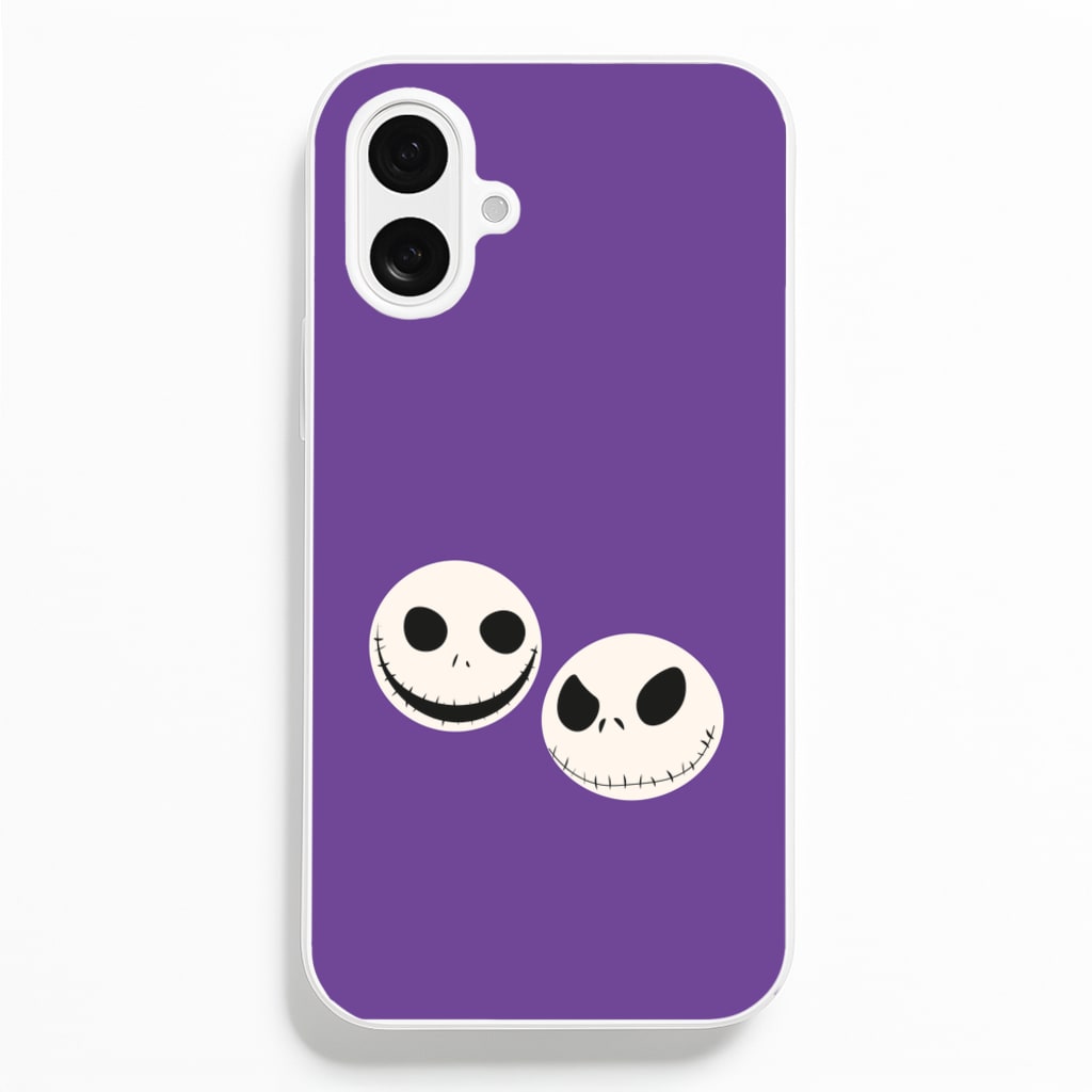 Skellington Heads - TNBC - Halloween Phone Case for iPhone 16 Plus