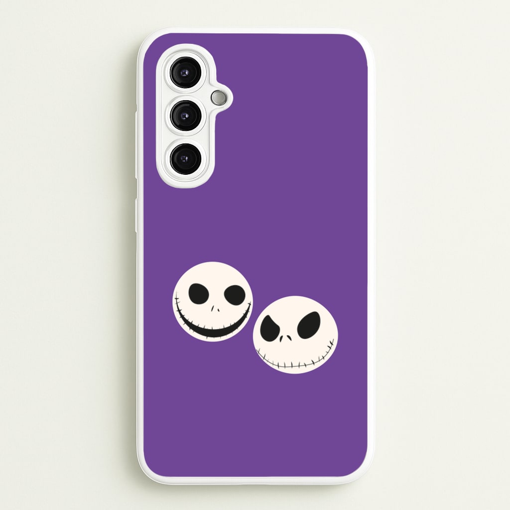 Skellington Heads - TNBC - Halloween Phone Case for Galaxy A14