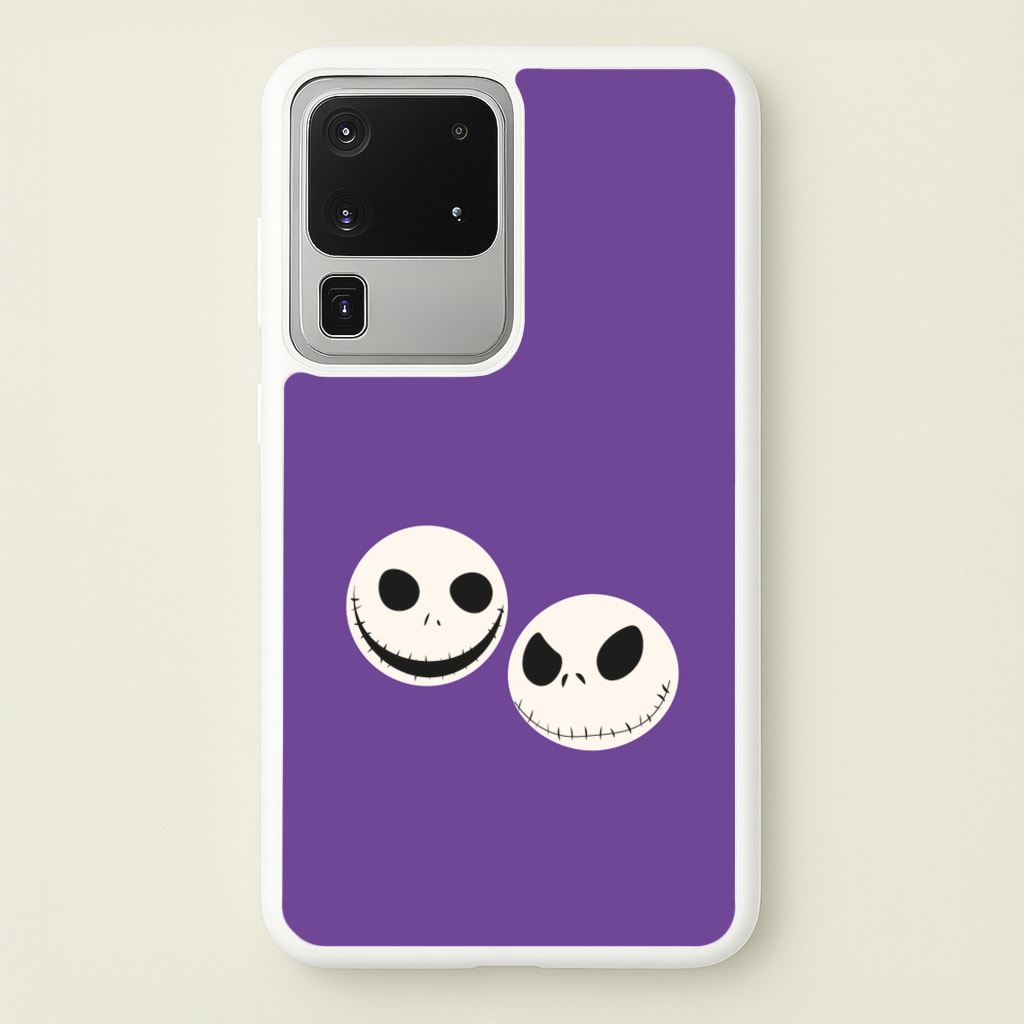 Skellington Heads - TNBC - Halloween Phone Case for Galaxy S20 Ultra