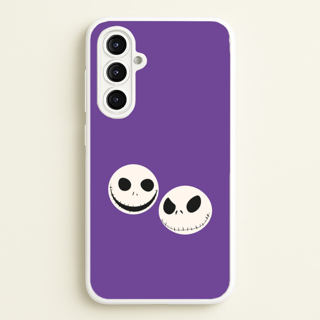 Skellington Heads - TNBC - Halloween Phone Case for Galaxy A16