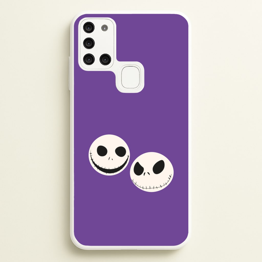 Skellington Heads - TNBC - Halloween Phone Case for Galaxy A21s