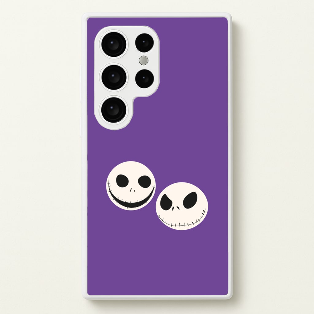 Skellington Heads - TNBC - Halloween Phone Case for Galaxy S24 Ultra