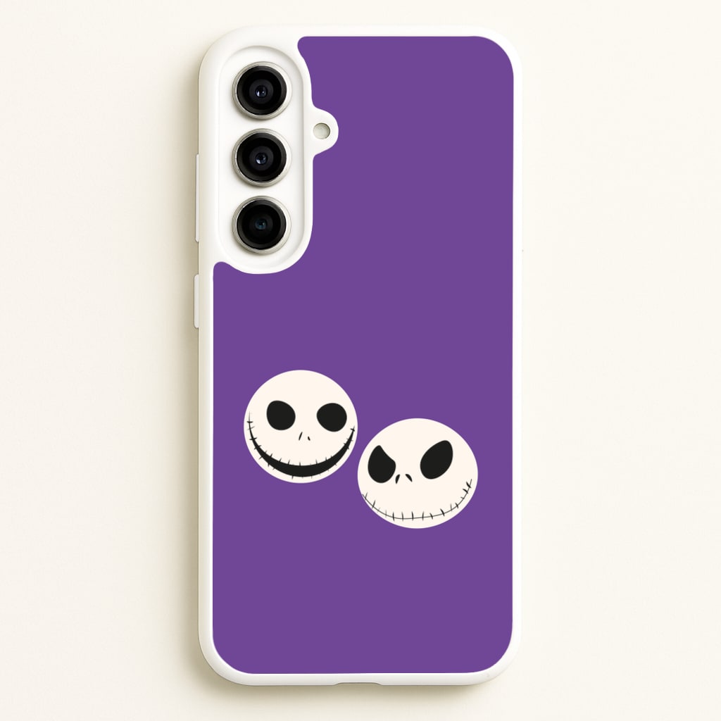 Skellington Heads - TNBC - Halloween Phone Case for Galaxy A56