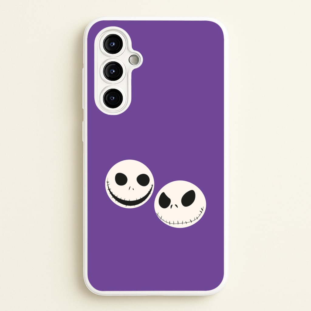 Skellington Heads - TNBC - Halloween Phone Case for Galaxy A54
