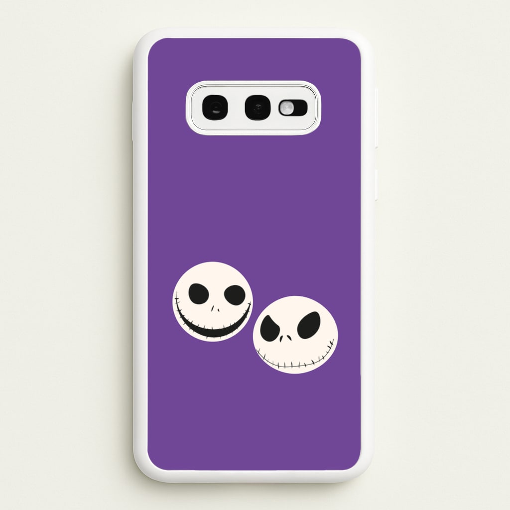 Skellington Heads - TNBC - Halloween Phone Case for Galaxy S10e