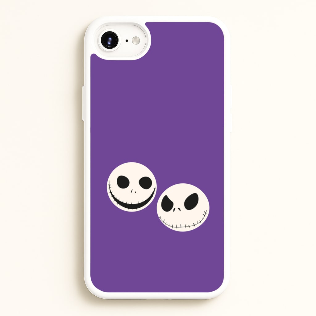 Skellington Heads - TNBC - Halloween Phone Case for iPhone 6 Plus / 7 Plus / 8 Plus