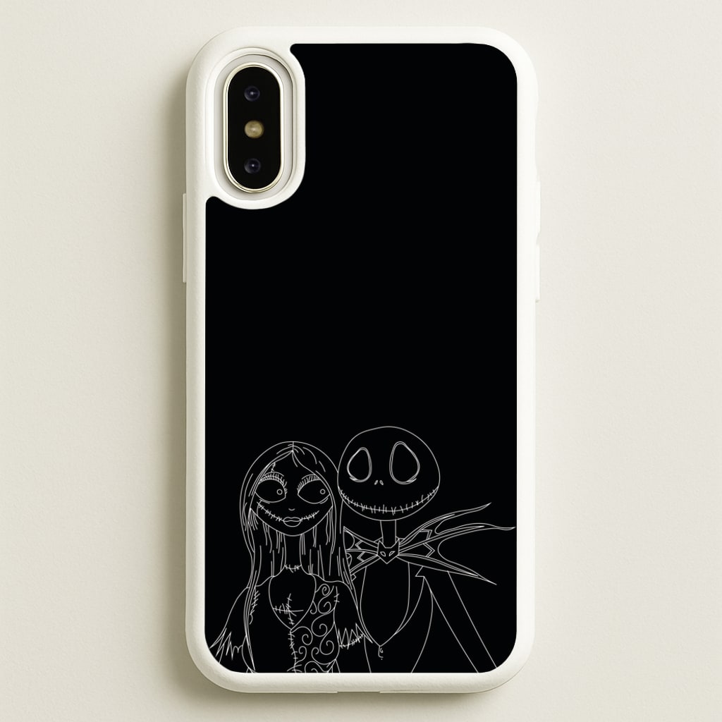 Jack And Sally - TNBC - Halloween Phone Case for iPhone X / XS
