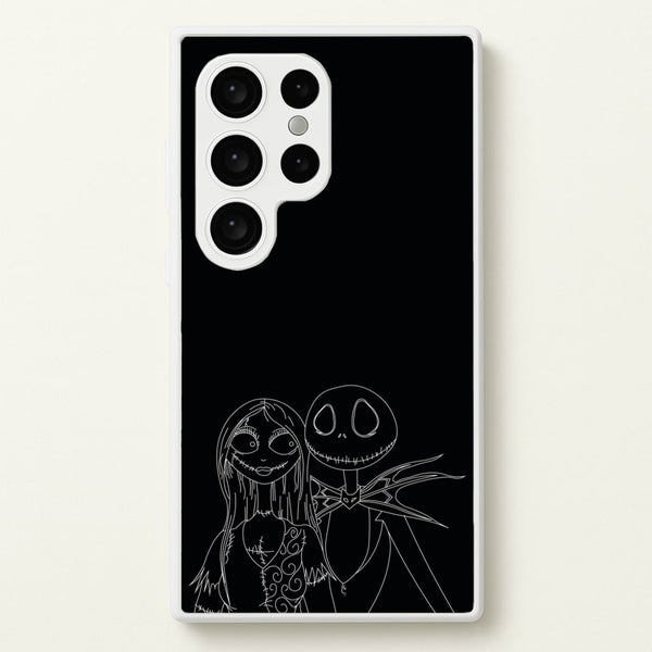 Jack And Sally - TNBC - Halloween Phone Case for Galaxy S24 Ultra
