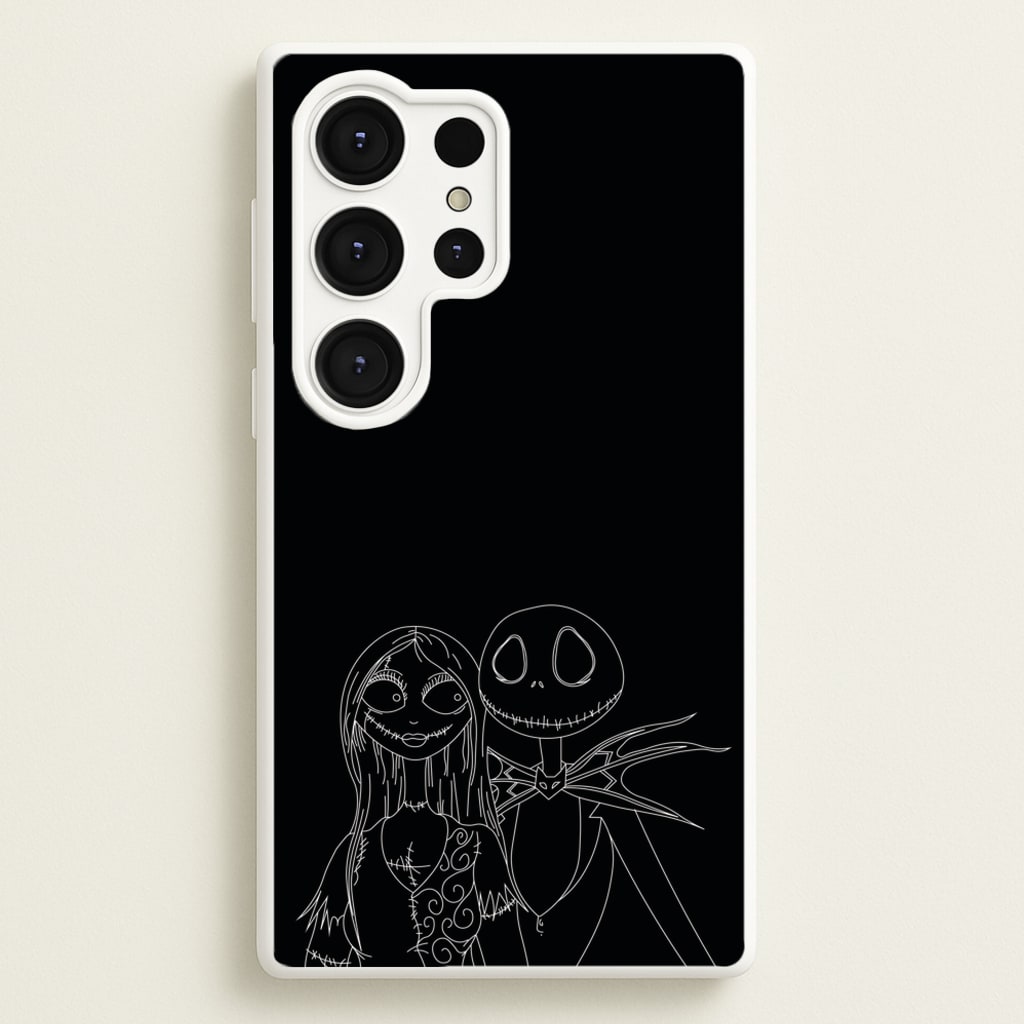 Jack And Sally - TNBC - Halloween Phone Case for Galaxy S25 Ultra