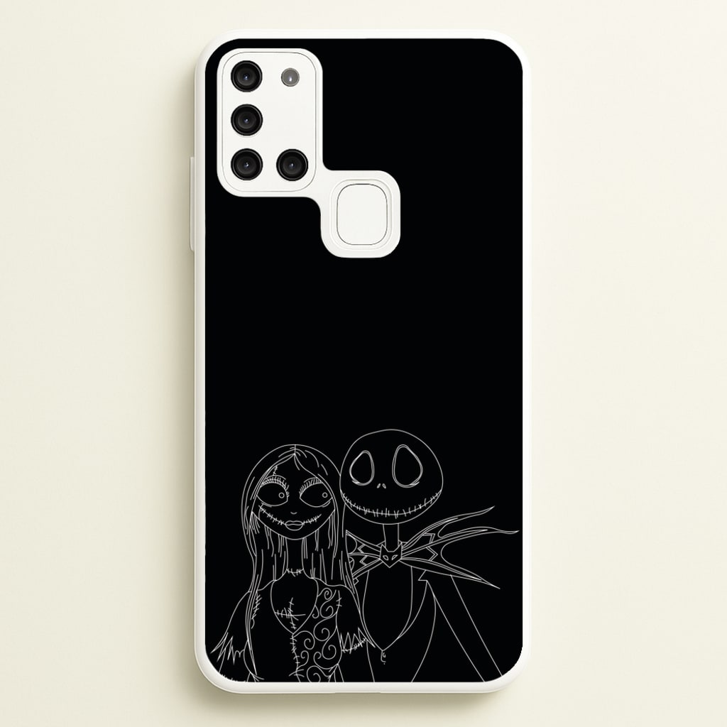 Jack And Sally - TNBC - Halloween Phone Case for Galaxy A21s