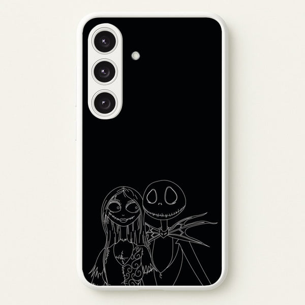 Jack And Sally - TNBC - Halloween Phone Case for Galaxy S24 Plus