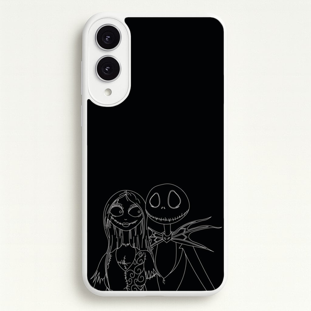 Jack And Sally - TNBC - Halloween Phone Case for Galaxy S25 Edge