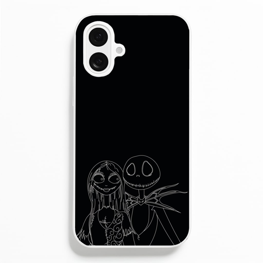 Jack And Sally - TNBC - Halloween Phone Case for iPhone 16 Plus