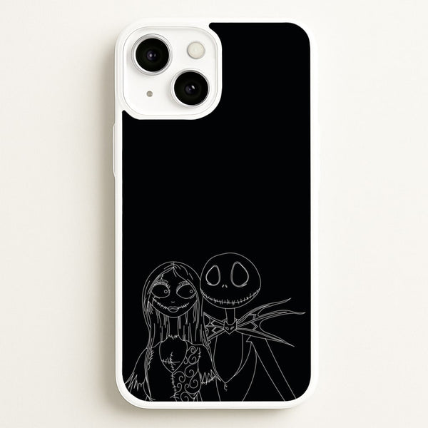 Jack And Sally - TNBC - Halloween Phone Case for iPhone 13 Mini