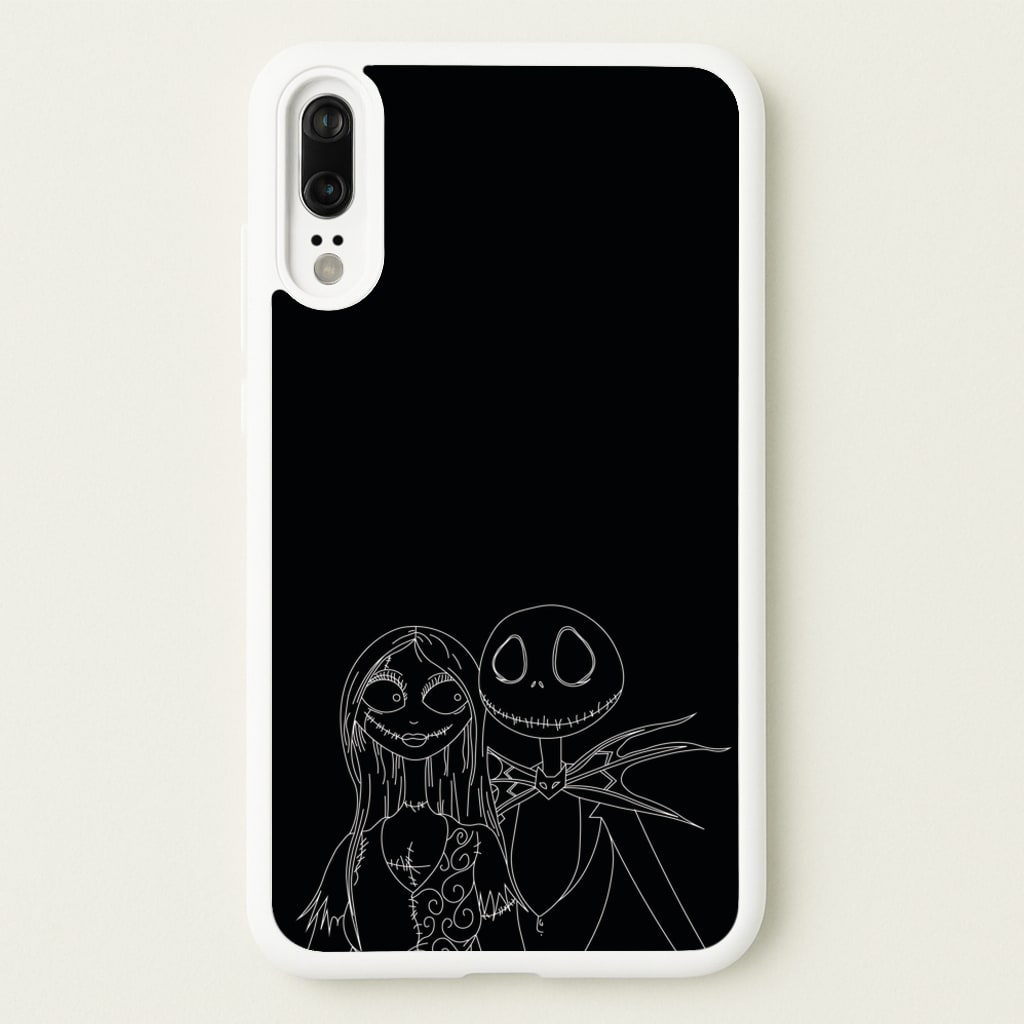 Jack And Sally - TNBC - Halloween Phone Case for Huawei P20
