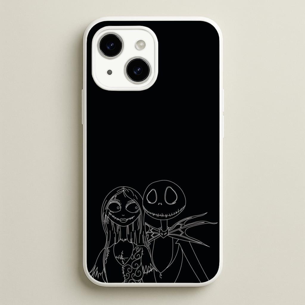 Jack And Sally - TNBC - Halloween Phone Case for iPhone 15