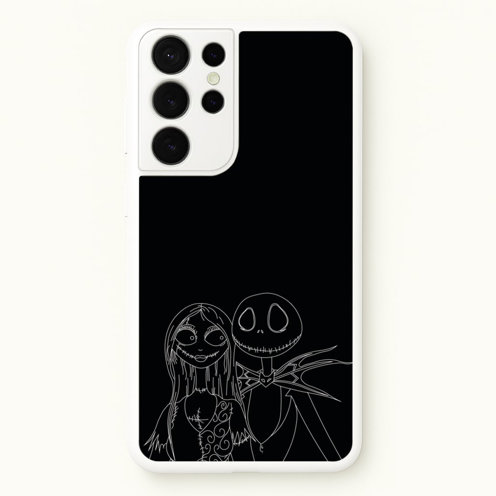 Jack And Sally - TNBC - Halloween Phone Case for Galaxy S21 Ultra