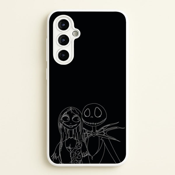 Jack And Sally - TNBC - Halloween Phone Case for Galaxy A54