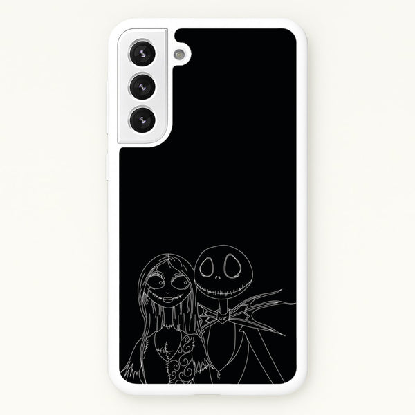 Jack And Sally - TNBC - Halloween Phone Case for Galaxy S22