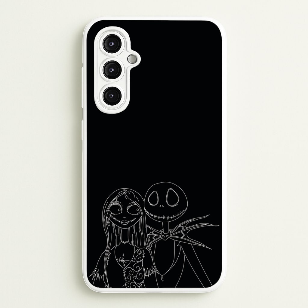 Jack And Sally - TNBC - Halloween Phone Case for Galaxy A14