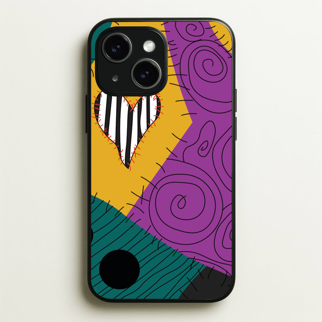 Sally's Dress - TNBC - Halloween Phone Case for iPhone 15