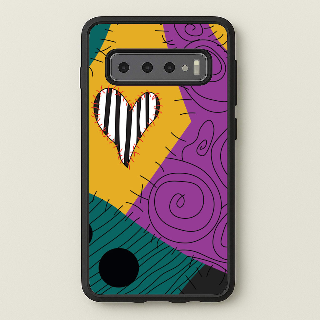 Sally's Dress - TNBC - Halloween Phone Case for Galaxy S10 Plus