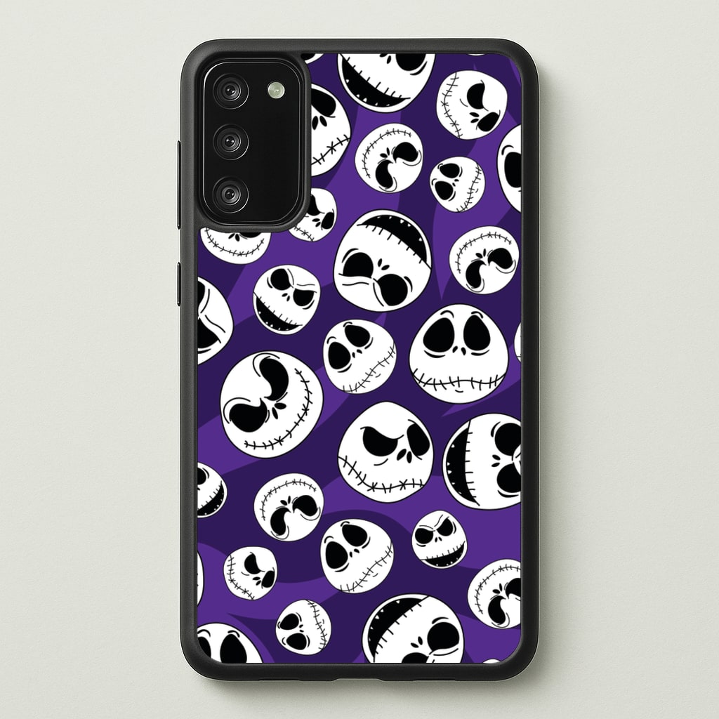 Skull Pattern - Nightmare Before Christmas Phone Case for Galaxy S20FE