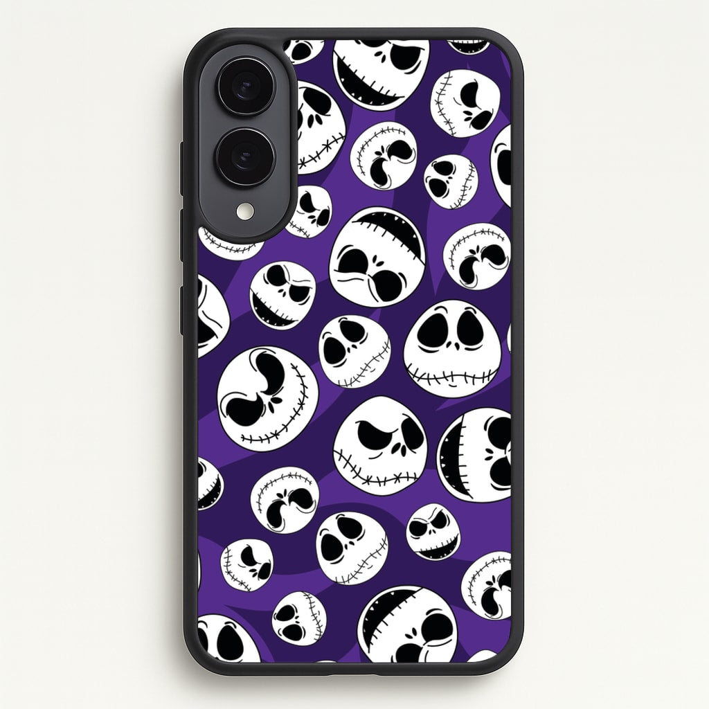 Skull Pattern - Nightmare Before Christmas Phone Case for Galaxy S25 Edge