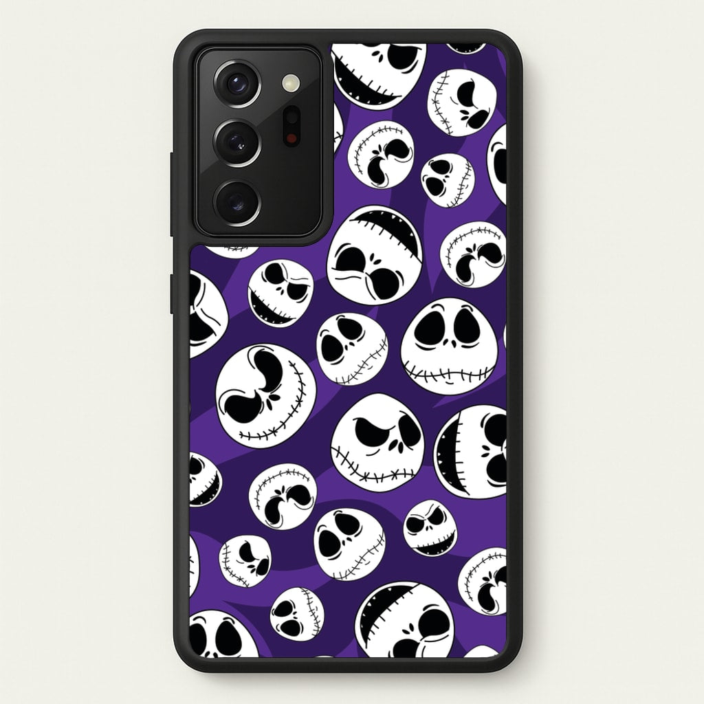 Skull Pattern - Nightmare Before Christmas Phone Case for Galaxy Note 20 Ultra
