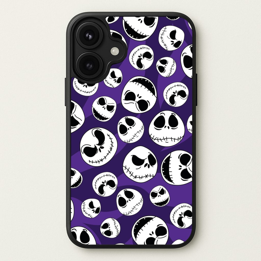 Skull Pattern Phone Case for iPhone 17