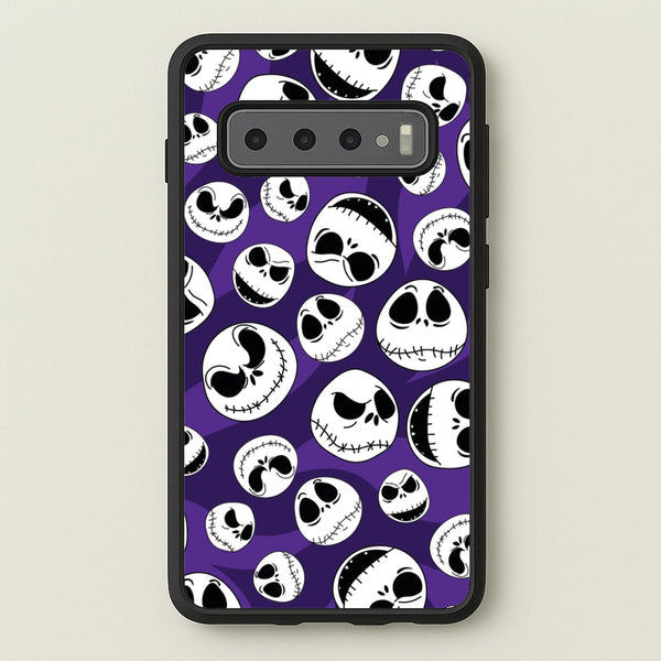 Skull Pattern - Nightmare Before Christmas Phone Case for Galaxy S10