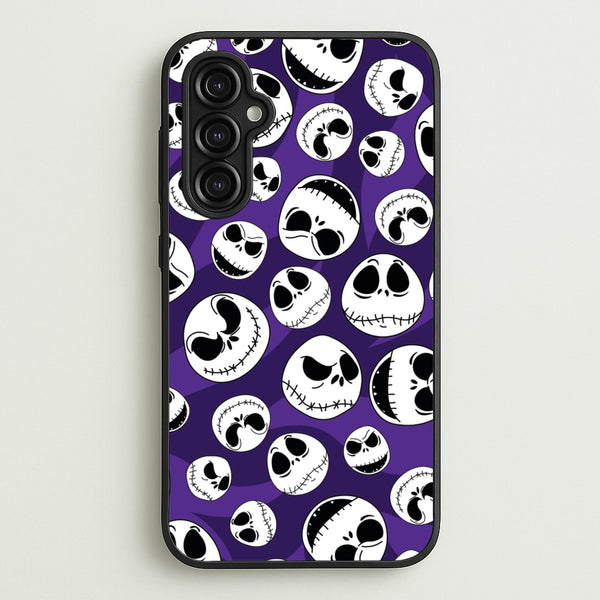 Skull Pattern - Nightmare Before Christmas Phone Case for Galaxy A14