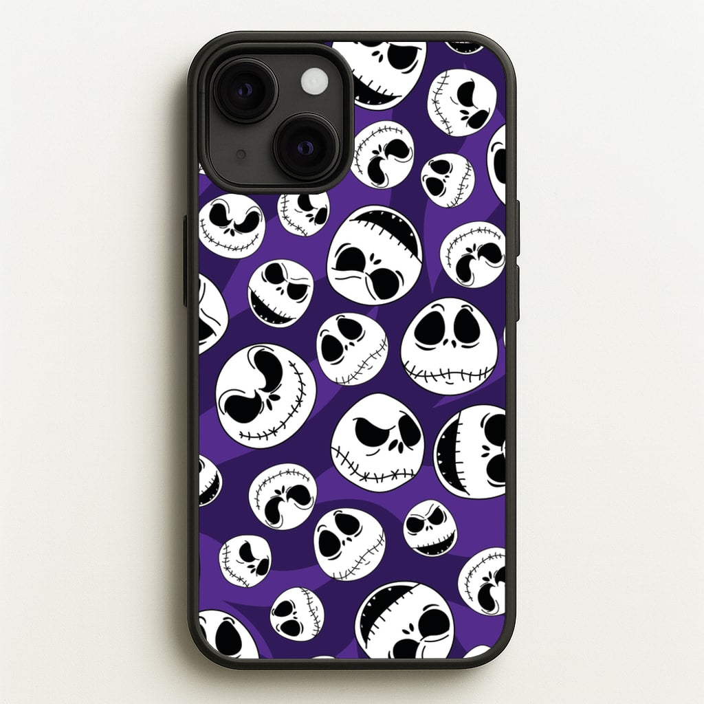 Skull Pattern - Nightmare Before Christmas Phone Case for iPhone 13