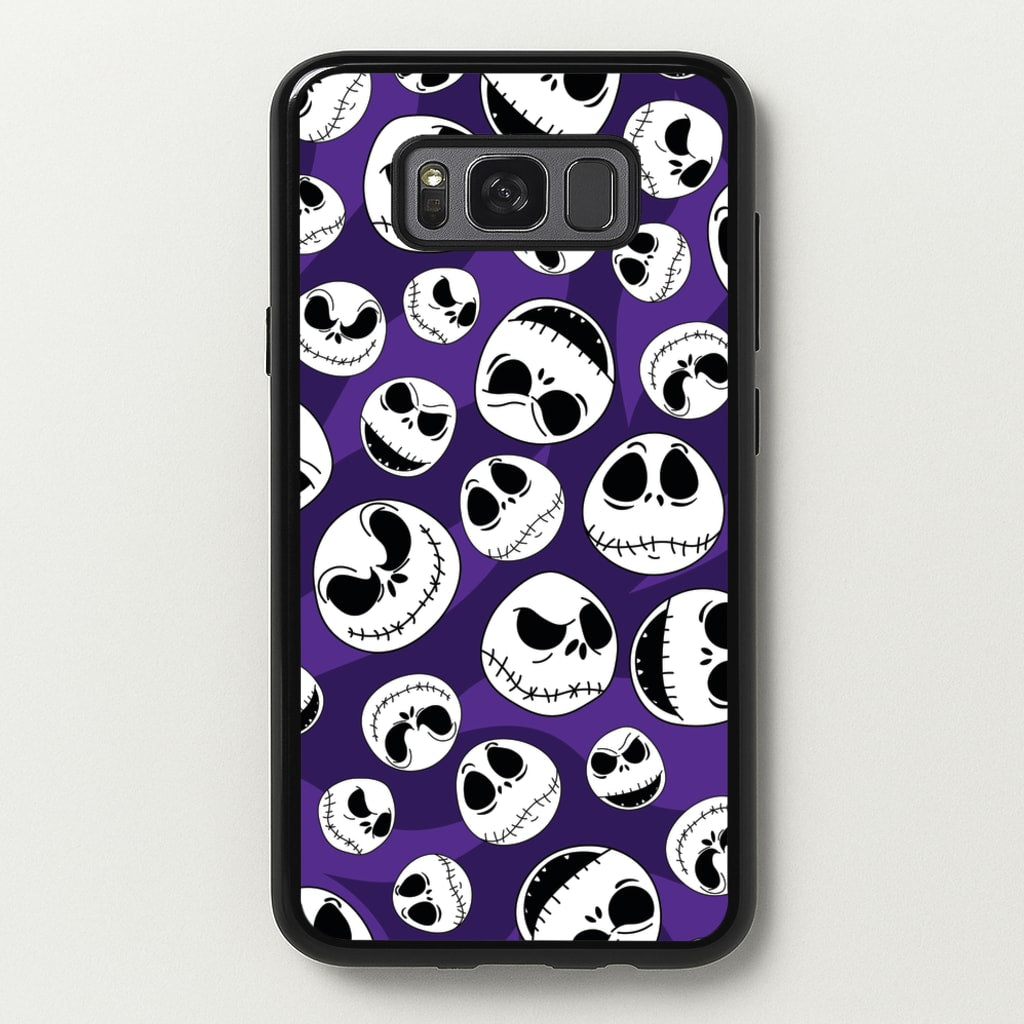 Skull Pattern - Nightmare Before Christmas Phone Case for Galaxy S8