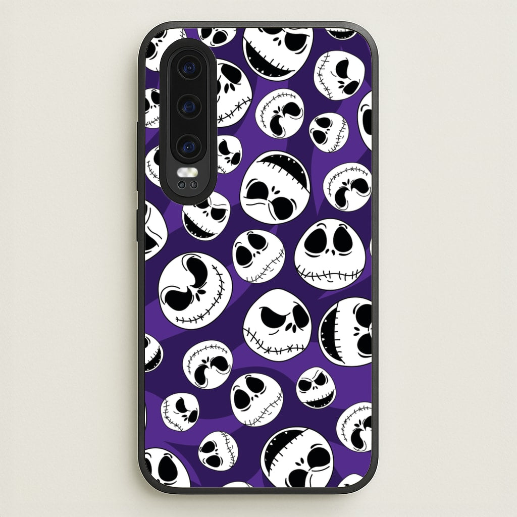 Skull Pattern - Nightmare Before Christmas Phone Case for Huawei P30