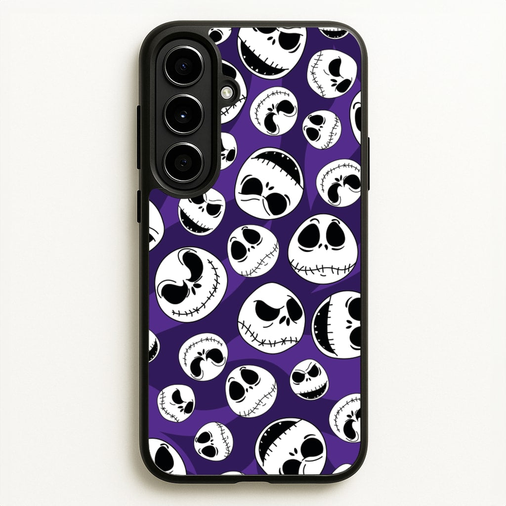 Skull Pattern - Nightmare Before Christmas Phone Case for Galaxy A56