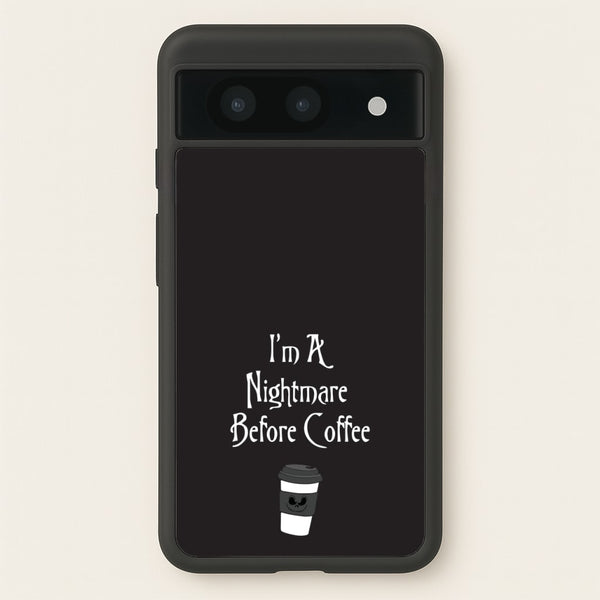 I'm A Nightmare Before Coffee - Nightmare Before Christmas Phone Case for Google Pixel 8a