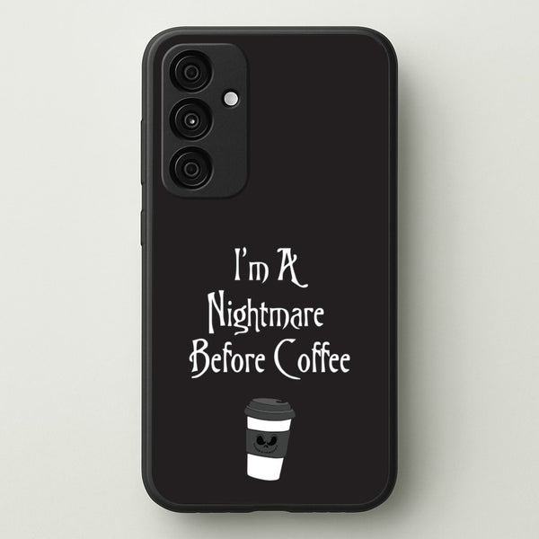 I'm A Nightmare Before Coffee - Nightmare Before Christmas Phone Case for Galaxy A35