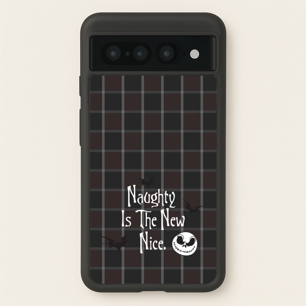 Naughty Is The New Nice - Nightmare Before Christmas Phone Case for Google Pixel 7 Pro