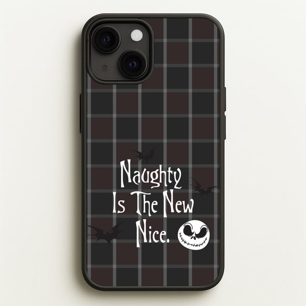 Naughty Is The New Nice - Nightmare Before Christmas Phone Case for iPhone 13 Mini