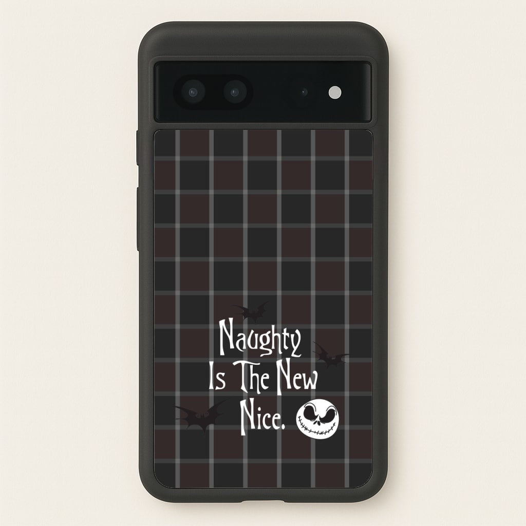 Naughty Is The New Nice - Nightmare Before Christmas Phone Case for Google Pixel 7