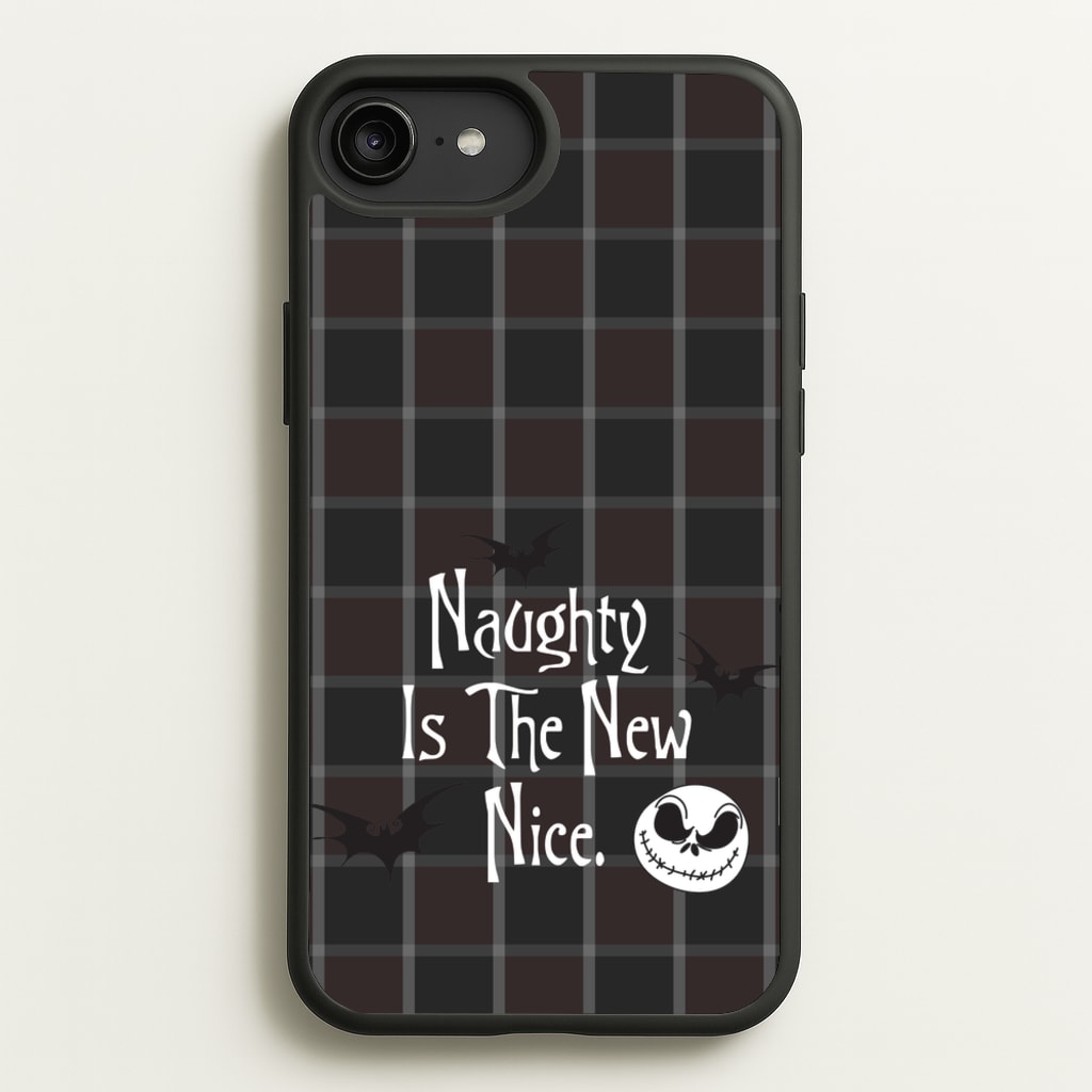 Naughty Is The New Nice - Nightmare Before Christmas Phone Case for iPhone 6 Plus / 7 Plus / 8 Plus