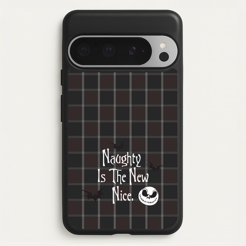 Naughty Is The New Nice - Nightmare Before Christmas Phone Case for Google Pixel 9 Pro XL
