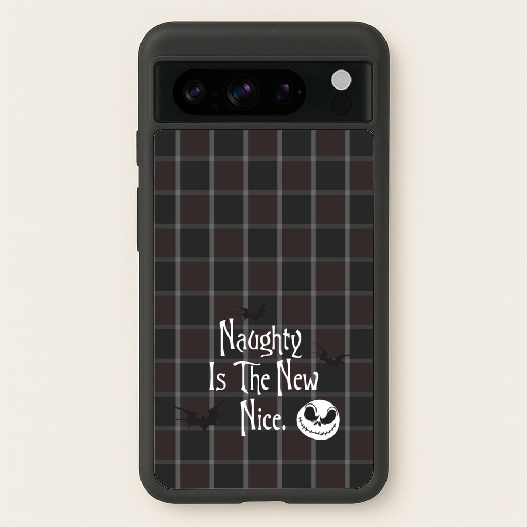 Naughty Is The New Nice - Nightmare Before Christmas Phone Case for Google Pixel 8 Pro