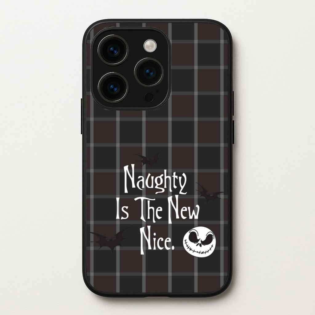 Naughty Is The New Nice - Nightmare Before Christmas Phone Case for iPhone 14 Pro