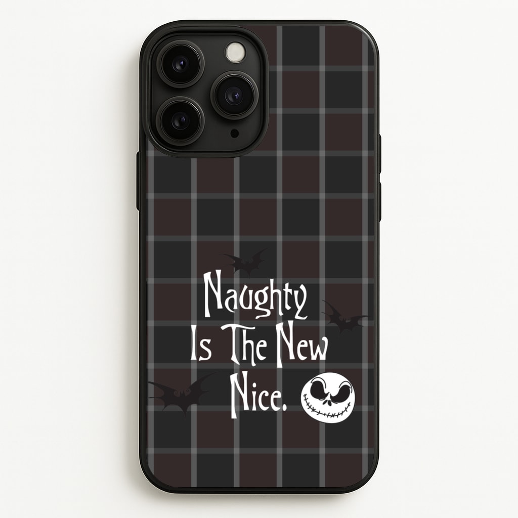 Naughty Is The New Nice - Nightmare Before Christmas Phone Case for iPhone 11 Pro Max