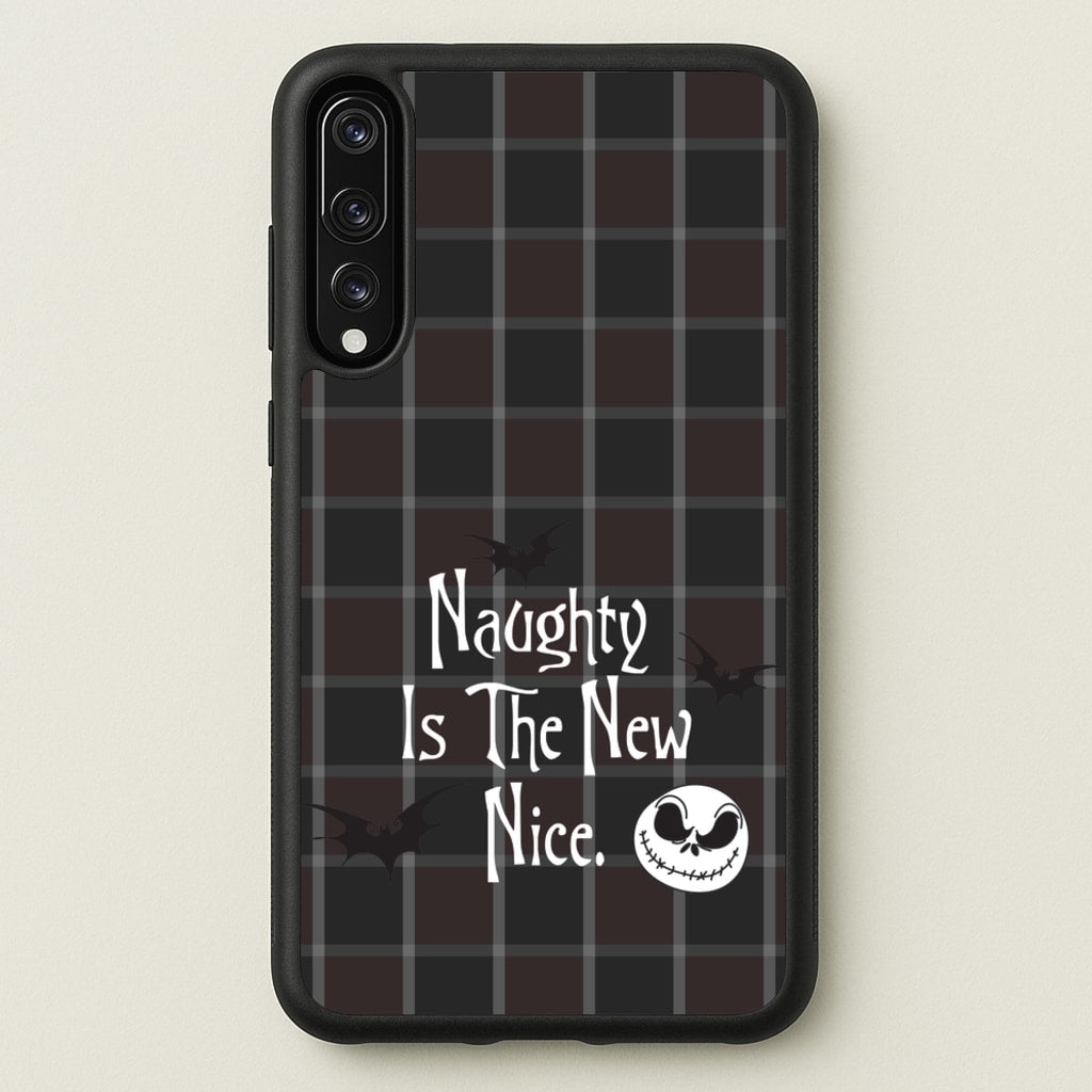 Naughty Is The New Nice - Nightmare Before Christmas Phone Case for Huawei P20 Pro