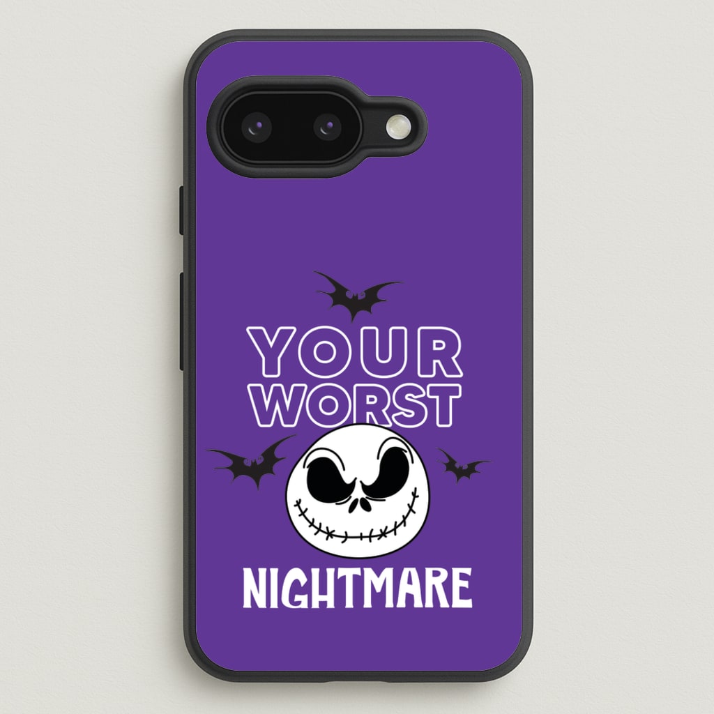Your Worst Nightmare Purple - Nightmare Before Christmas Phone Case for Google Pixel 9a