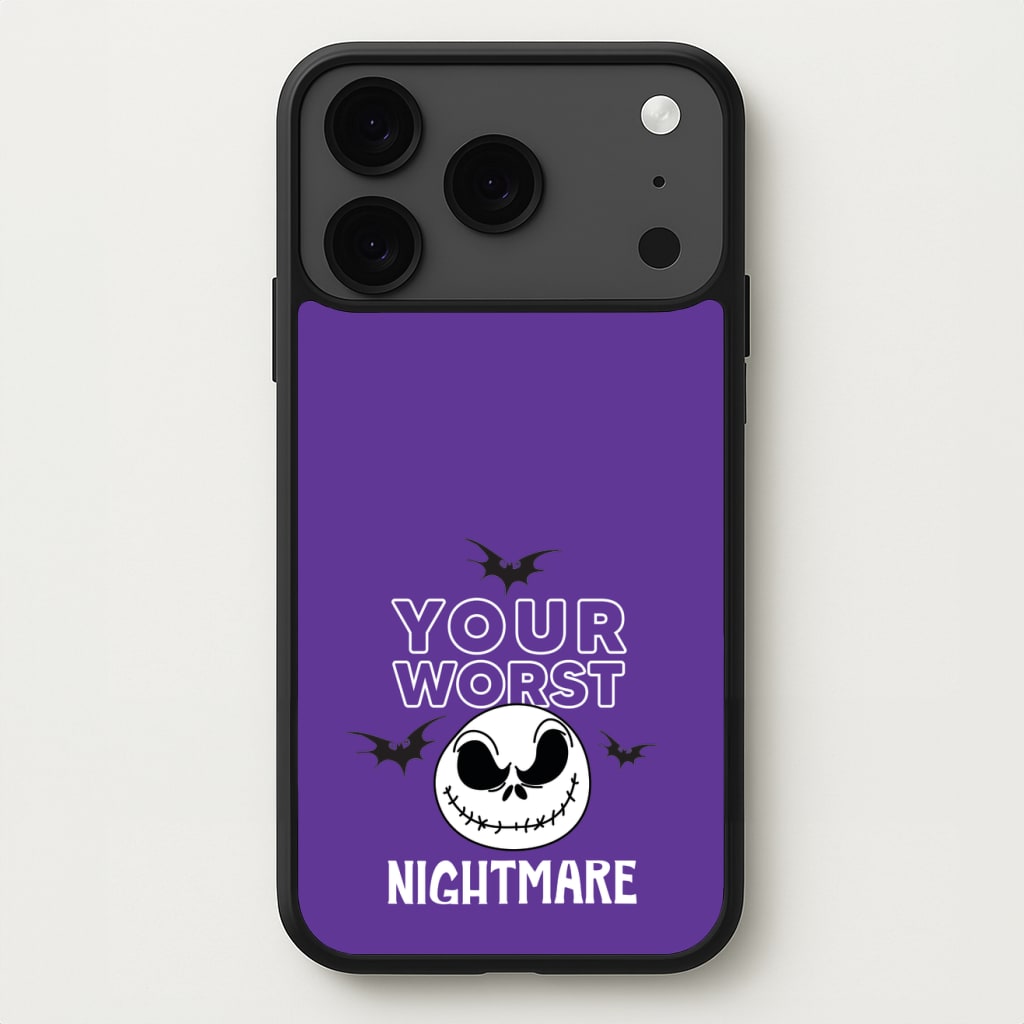 Your Worst Nightmare Purple Phone Case for iPhone 17 Pro