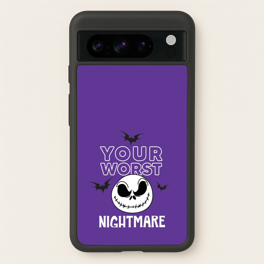 Your Worst Nightmare Purple - Nightmare Before Christmas Phone Case for Google Pixel 8 Pro